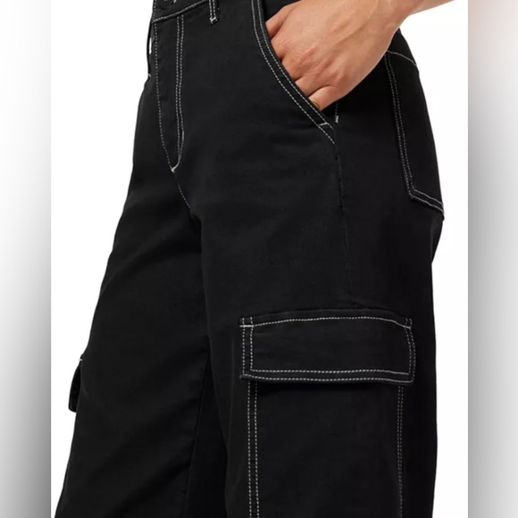 NWT - Joe’s Jeans Collection The Farrah Cargo Pants in Black Size 26 - Picture 11 of 14